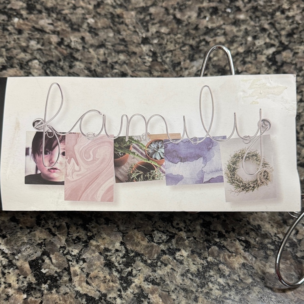Umbra Loft Family silver Wire Photo Display - NEW
